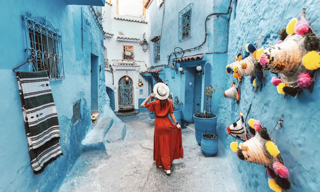 Sahara safaris tour Morocco private tours; the blue city chefchaouen